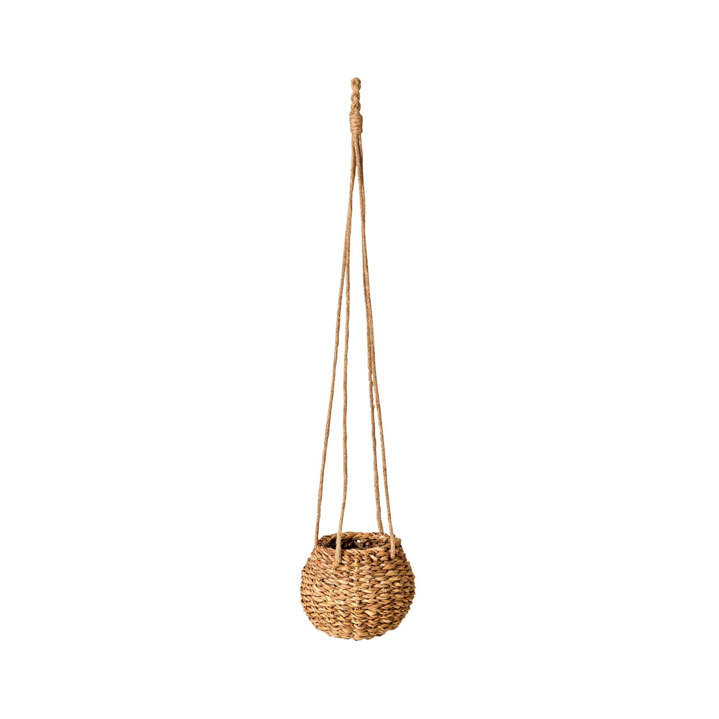 Zadie Hanging Woven Basket Small