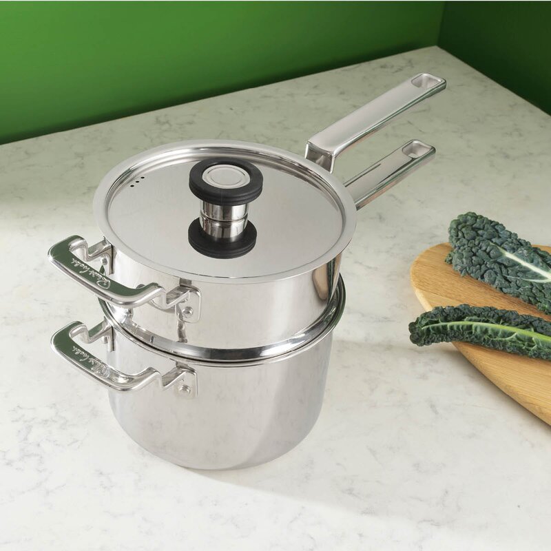 316 dampkokersett 18 cm rustfritt stål