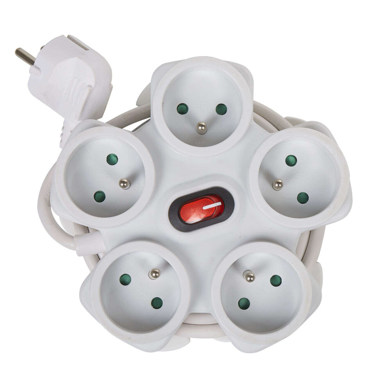 Bloc multiprise étoile 5 prises