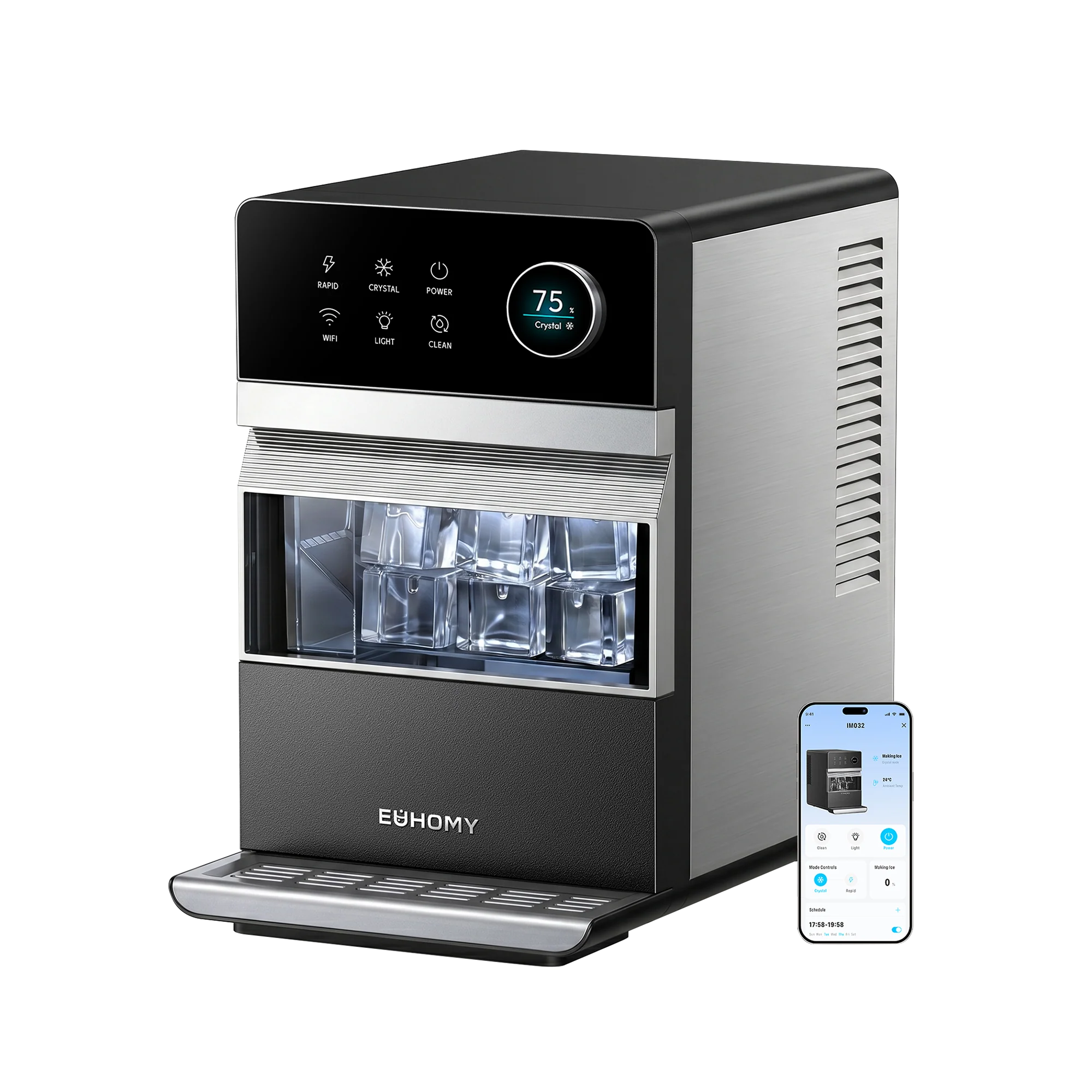 Euhomy Rock Plus Square Ice Maker