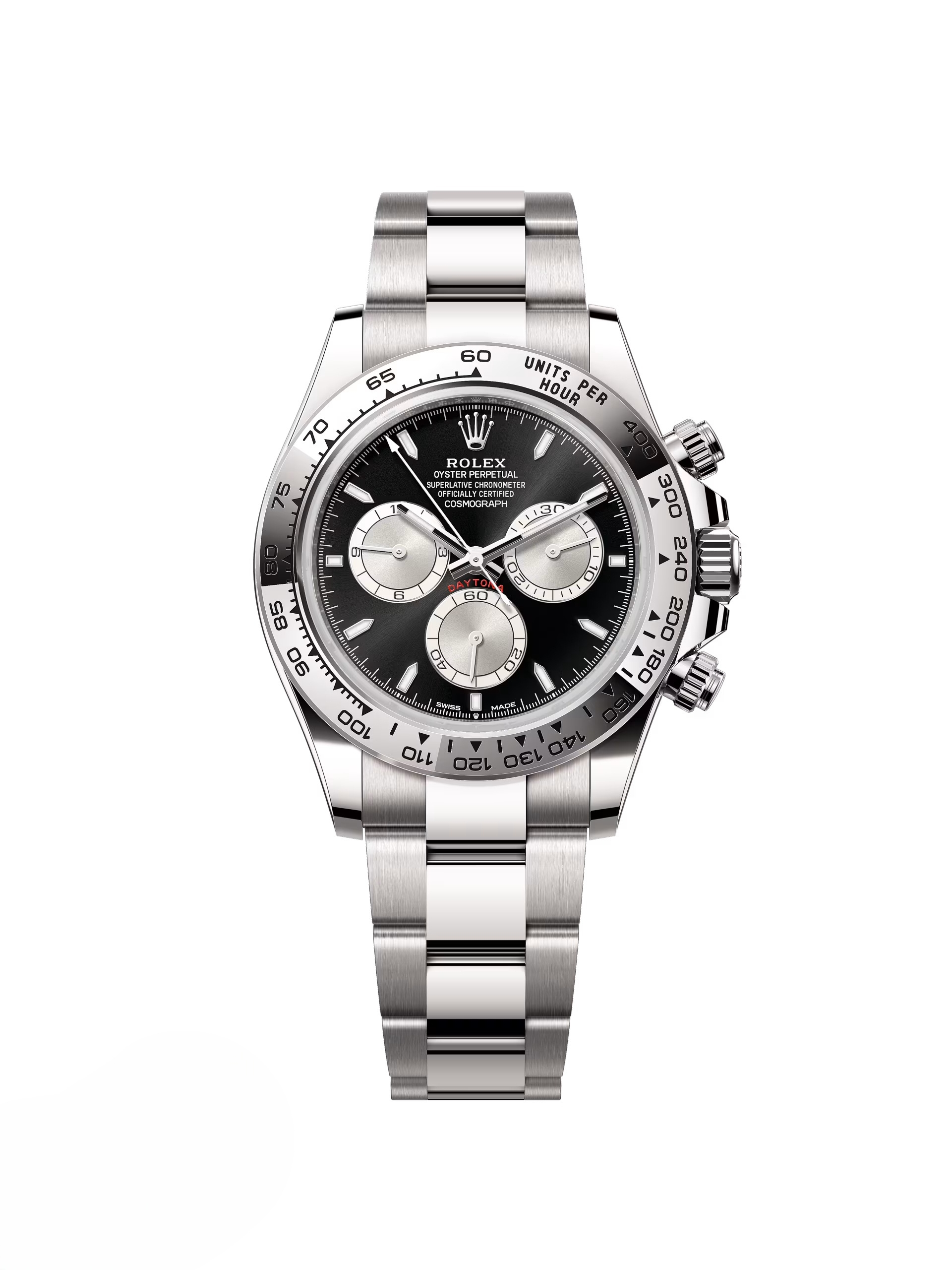 [Super Clone]ROLEX Daytona White Gold/Black/Oyster m126509-0001