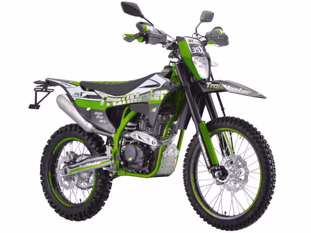 Trailmaster TM35X 250cc, Dual Sport Dirt Bike, 5 - Speed Manual, Electric & Kick Start, LED Headlight, 21