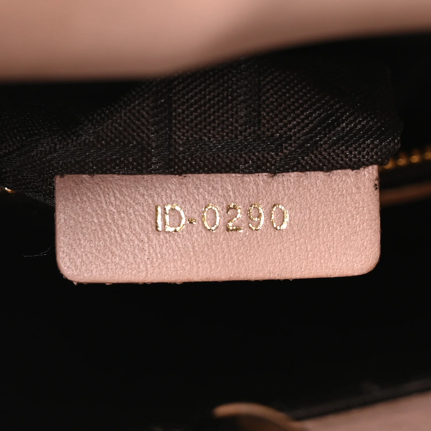 Lambskin Cannage Small My ABC Dior Lady Dior Blush