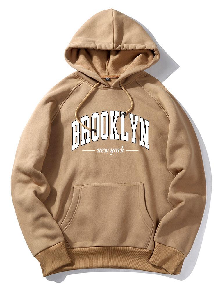 Sweat à capuche imprimé Brooklyn