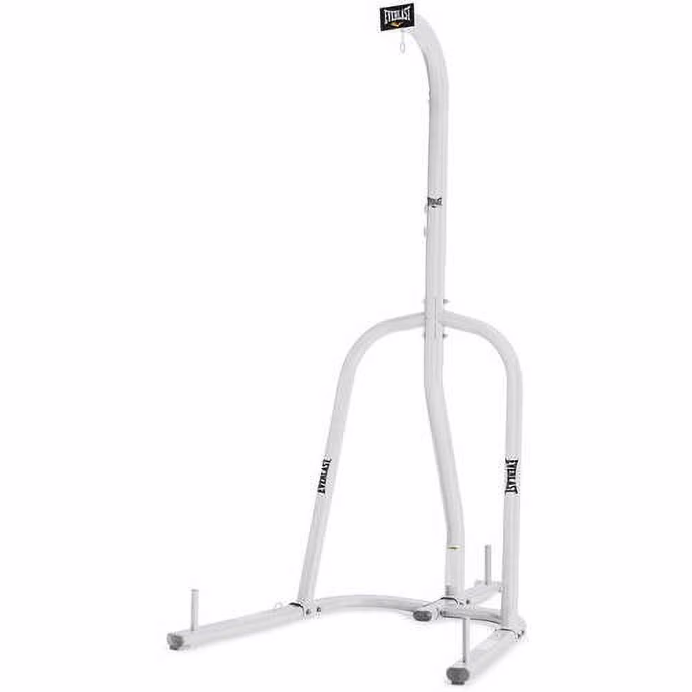 Single Station Heavy Duty Punching Bag Stand, Powder Coated Steel, 100 lb Capacity, Black(Black) Image 3
