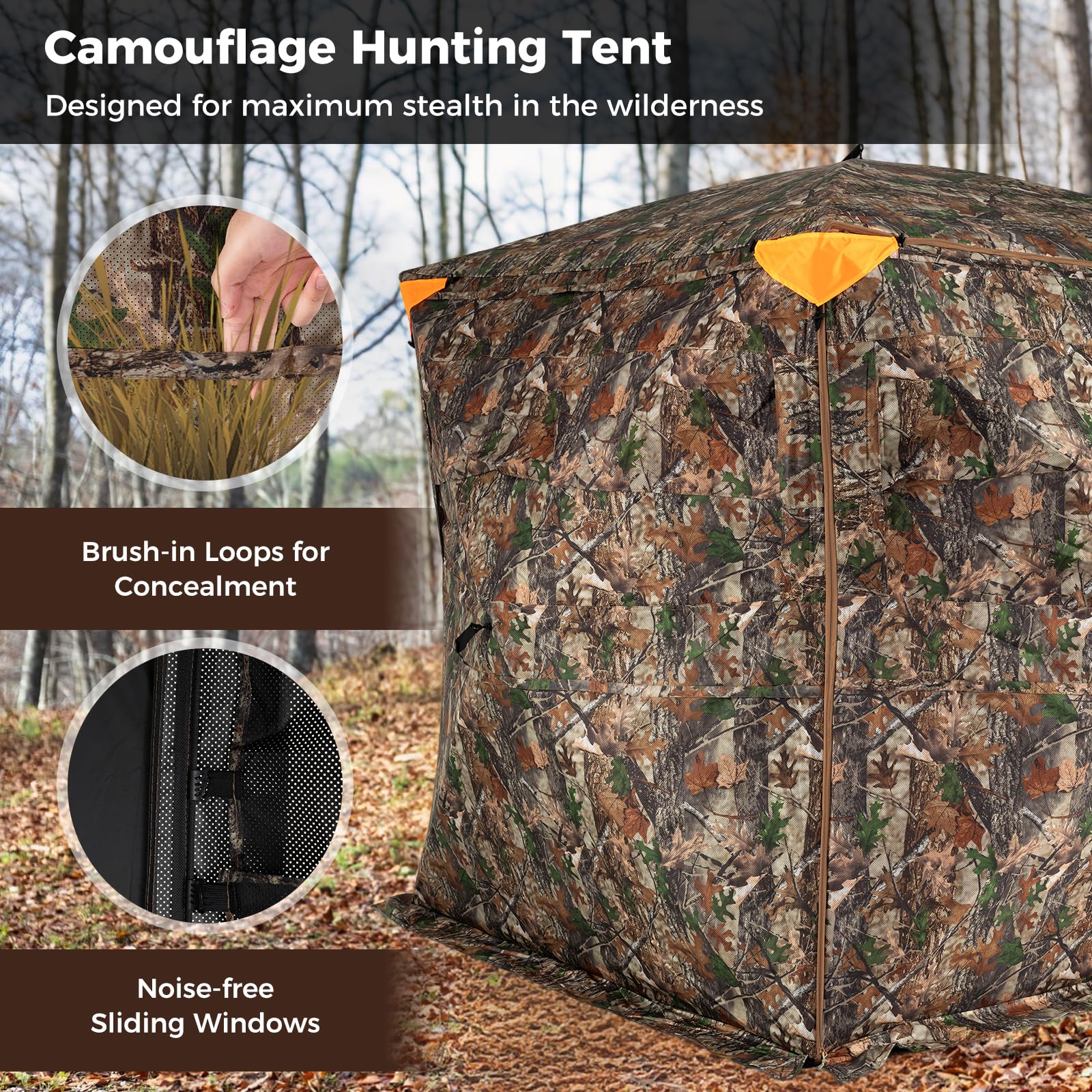 Tangkula 270° See Through Hunting Blind