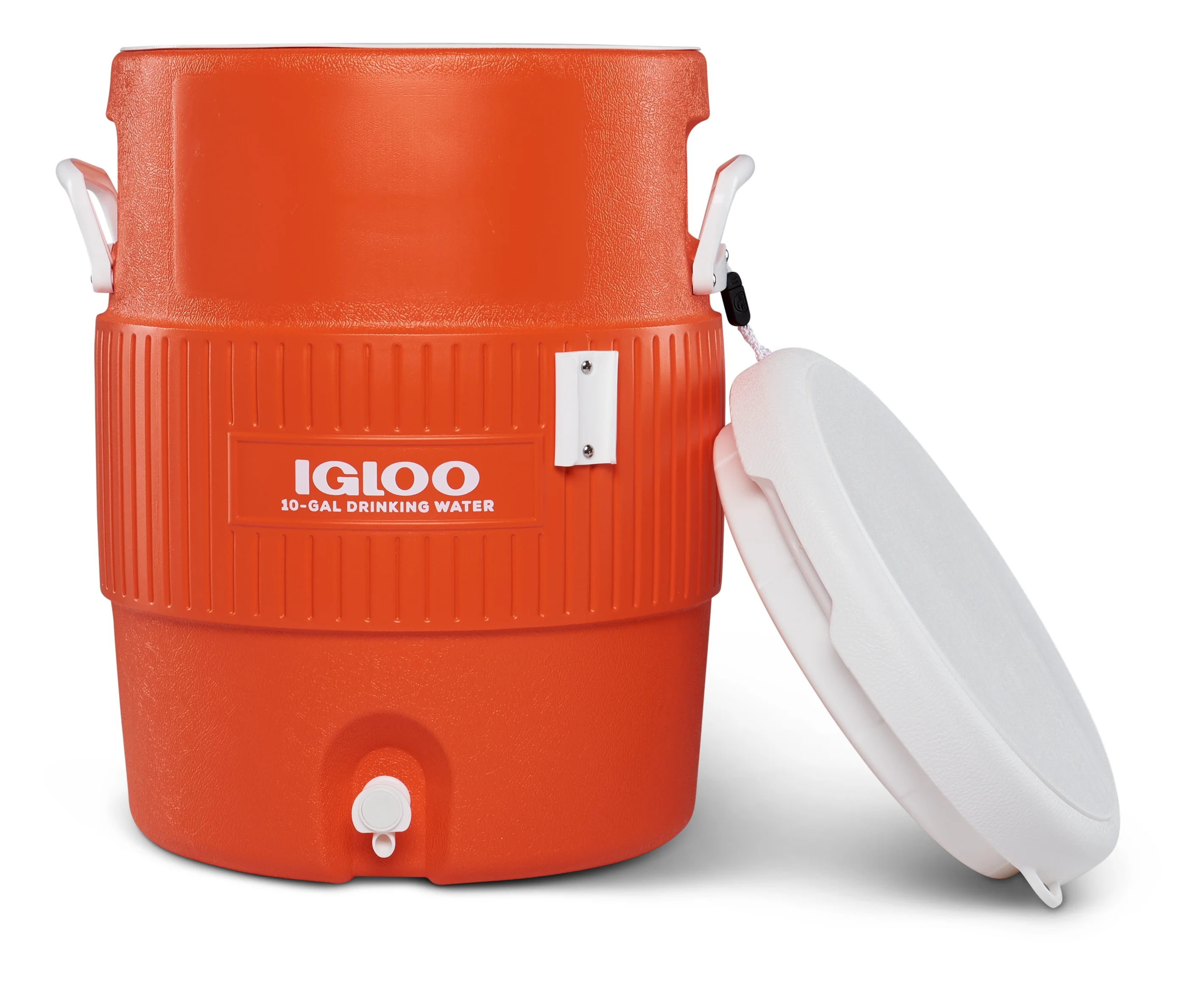 Igloo 10 - Gallon Seat Top Water Jug with Cup Dispenser - Orange