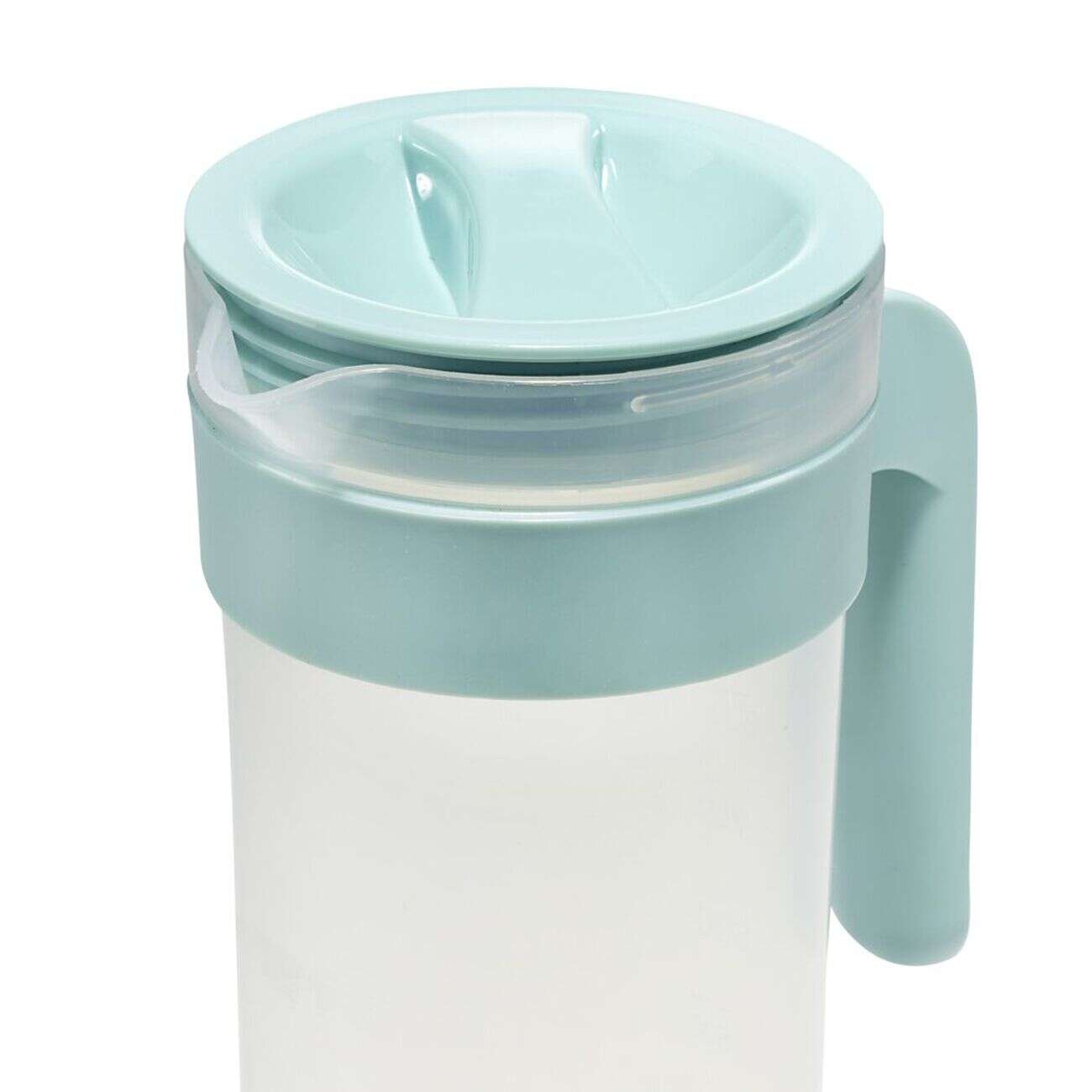 Pichet pique-nique avec 4 verres en plastique Ø10xH24,5cm (2 modèles)