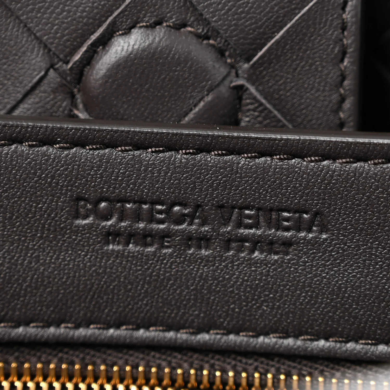Nappa Intrecciato Small Andiamo Shoulder Bag Fondant