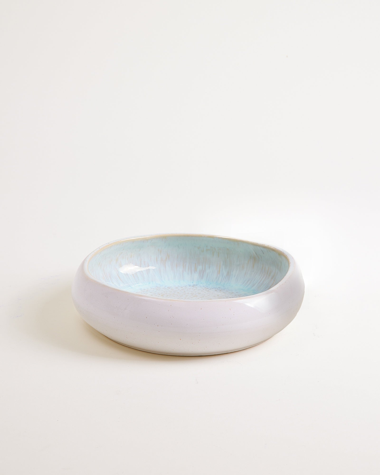 AREIA - PASTA PLATE ORGANIC AZURE