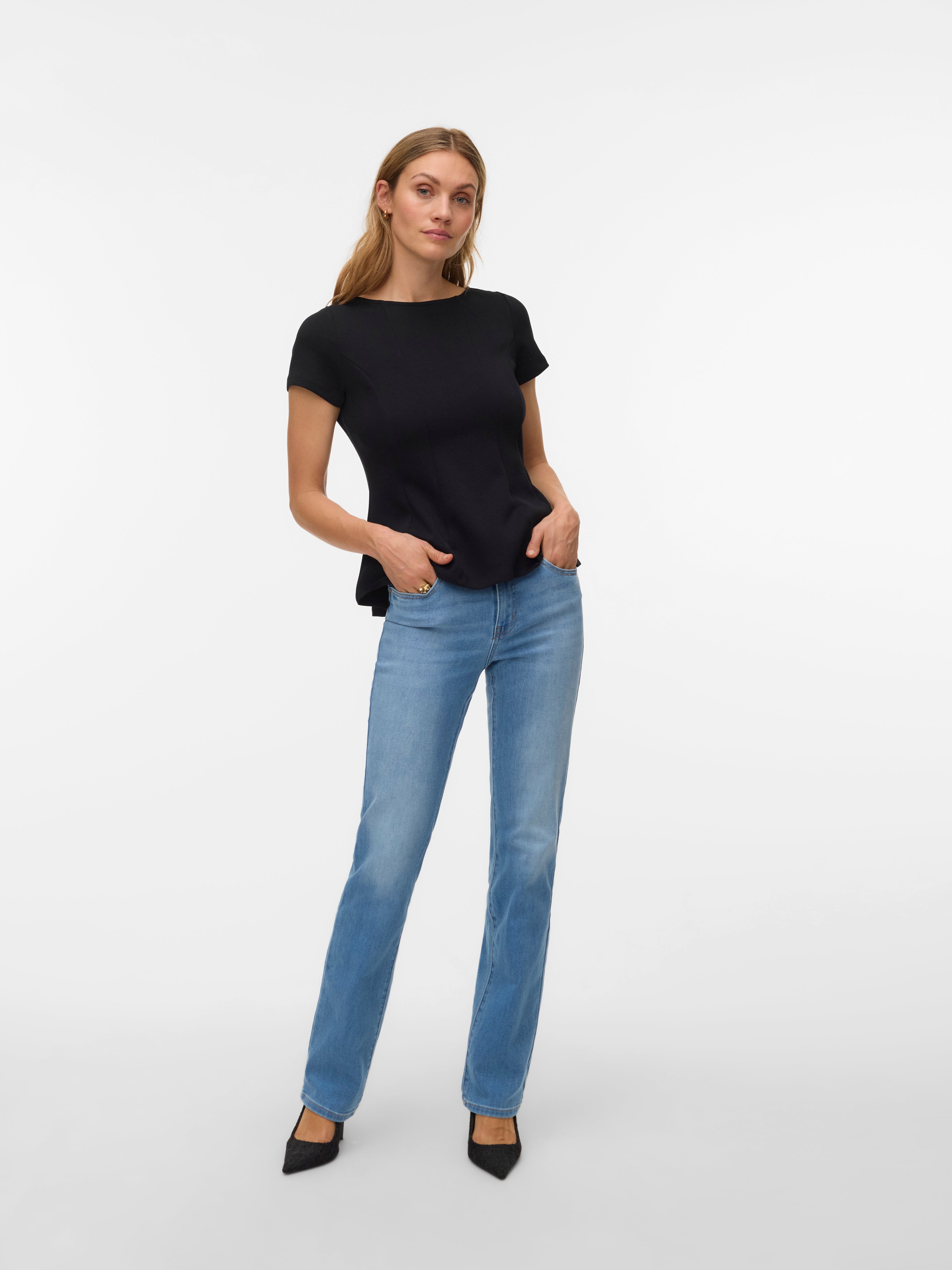 VERO MODA® VMELLA Mid rise Straight Fit Jeans
