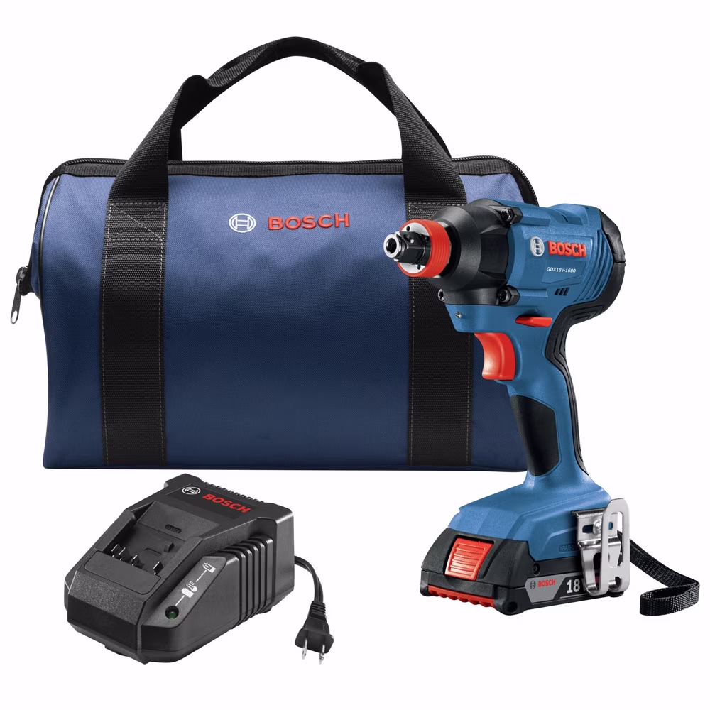 GDX18V-1600B12 18V Freak Lithium-Ion 1/4 in. and 1/2 in. Cordless Two-In-One Bit/Socket Impact Driver Kit (2 Ah)(1)