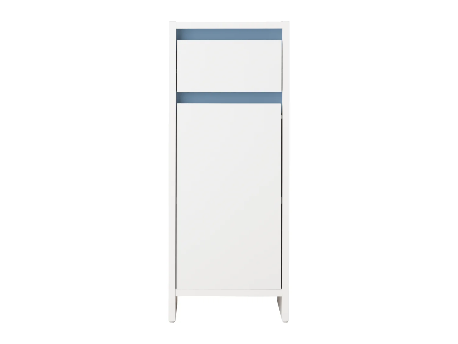 LIVARNO home Armoire latrale de salle de bains Oslo, 32 x 80 x 28 cm, blanche