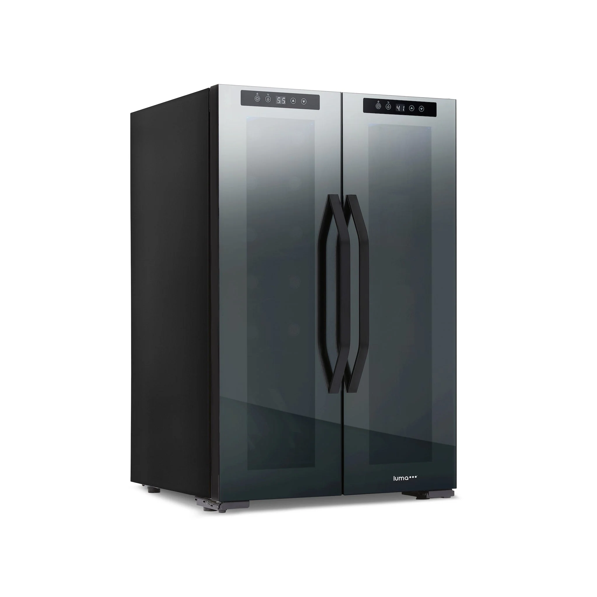 Luma Comfort 39-Can, 12-Bottle Freestanding Dual Zone Beverage Fridge - 20