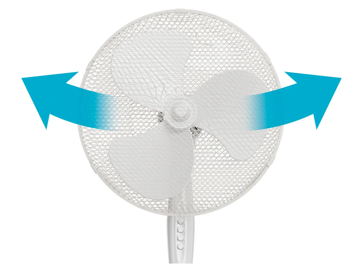 SILVERCREST Ventilateur sur pied, 3 vitesses, 45 W