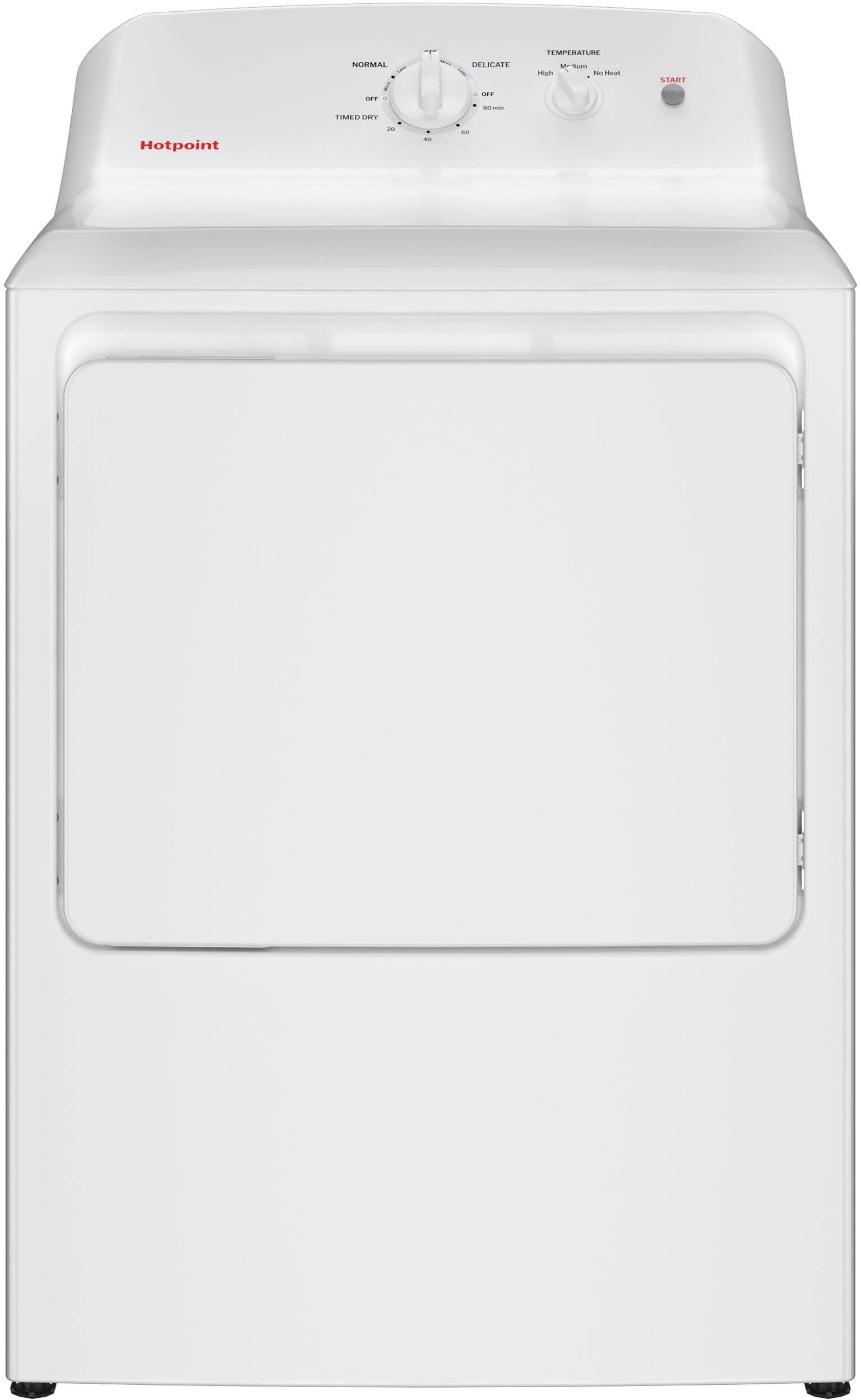 Hotpoint 6.2 Cu. ft. White Electric Dryer