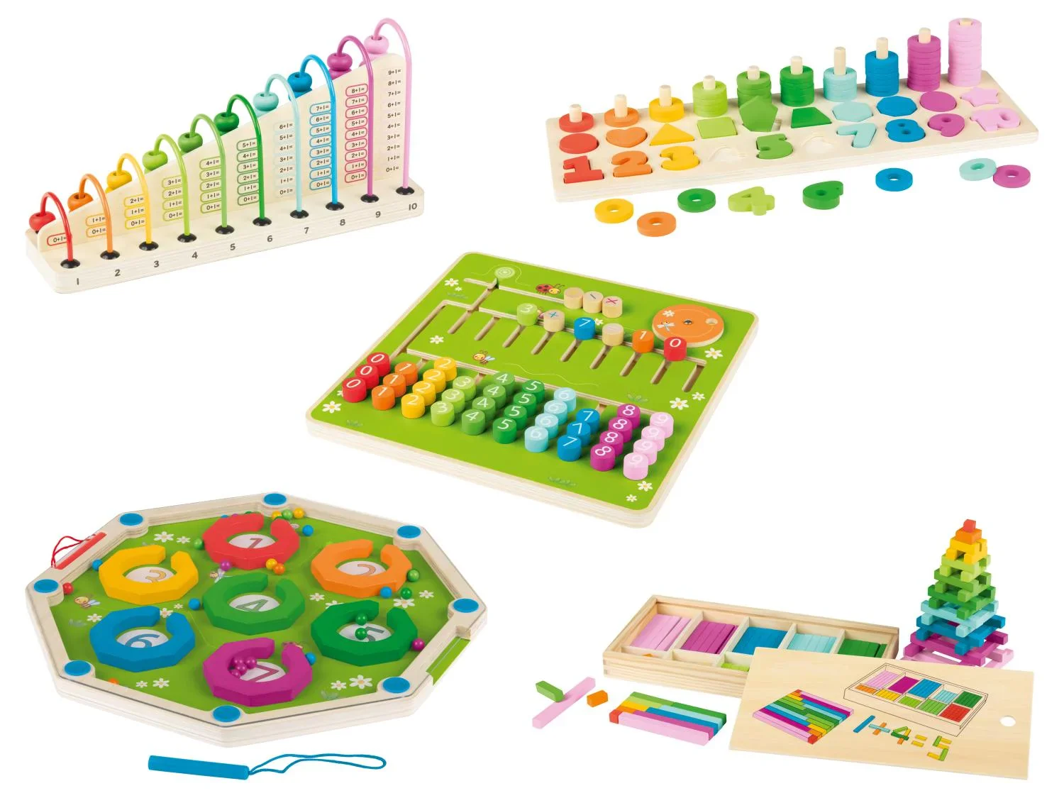 Playtive Jeu de calcul Montessori