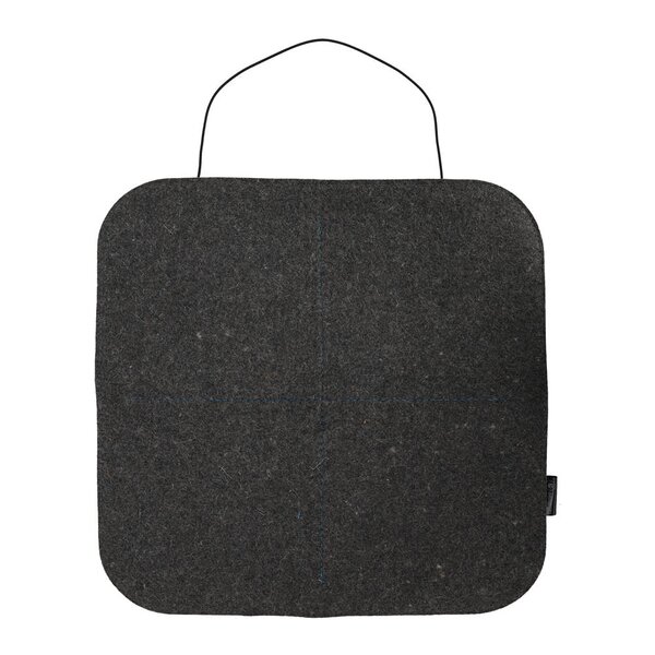 Marka sitteunderlag 43x43 cm svart