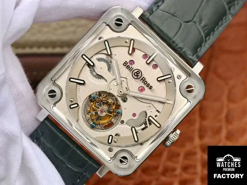 Bell Ross BR-X2 Tourbillon Stainless Steel Brushed Dial