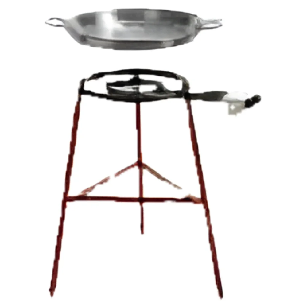 Tabarca Paella Pan Set with Burner, Outdoor Pan and Reinforced Legs(14 Servings) - Image 6