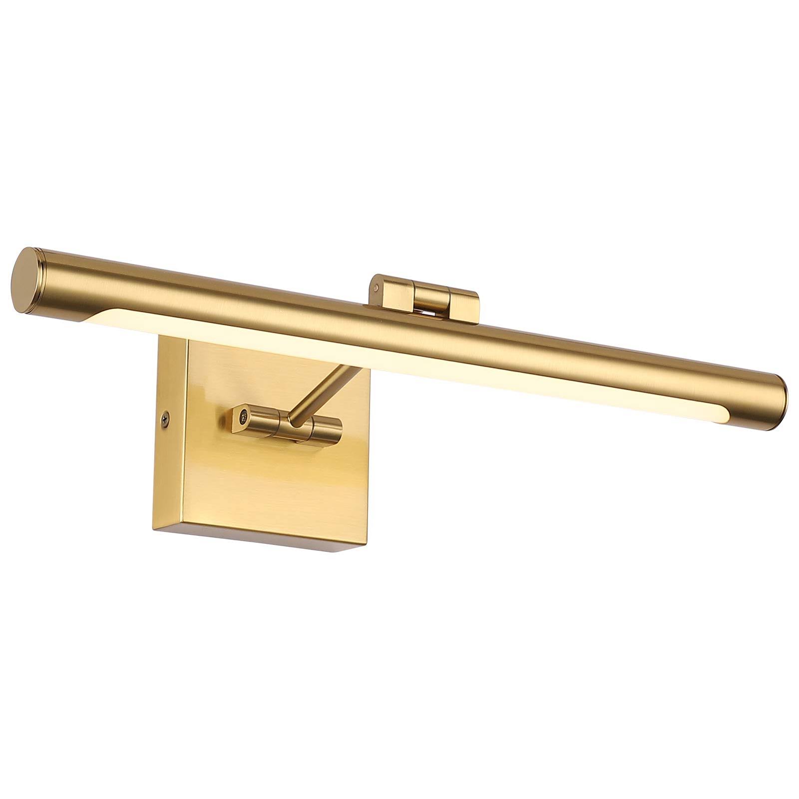 Joosenhouse LED Picture Light Fixtures 1654 Inches Modern Metal Artwork Wall Lamps with Single Swing Arm 9W (50W Eqv) Hardwire Connection Non-Dimmable