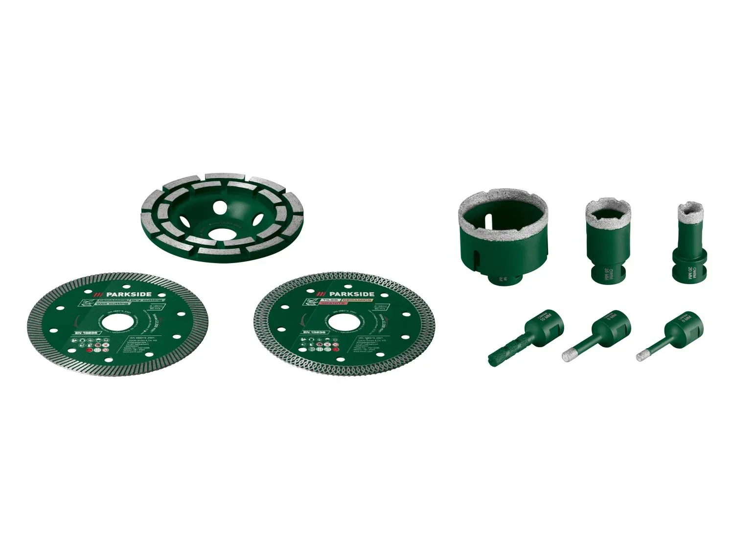 PARKSIDE Coffret  outils pour carrelage, 9 pices