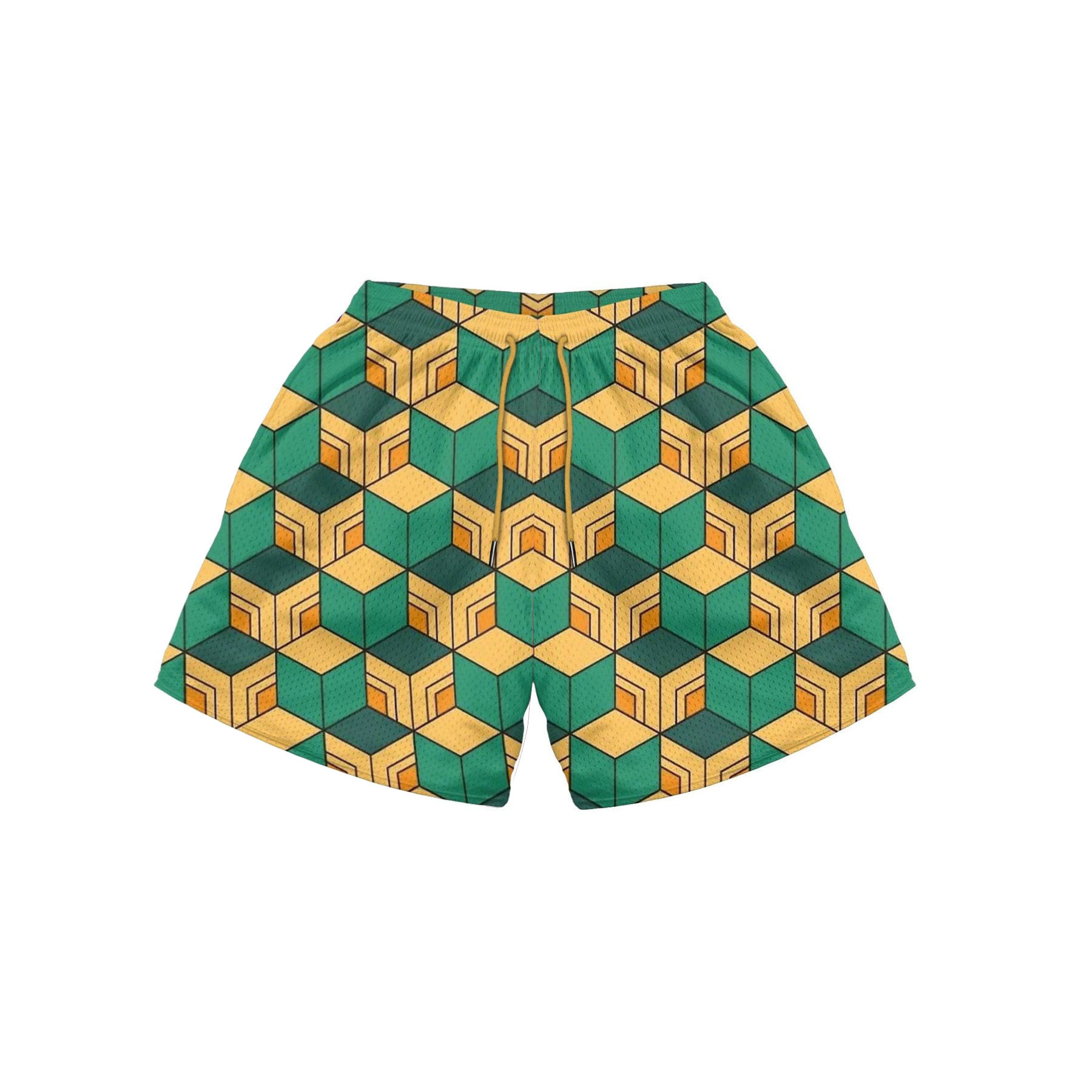 Short à empiècements géométriques pour homme