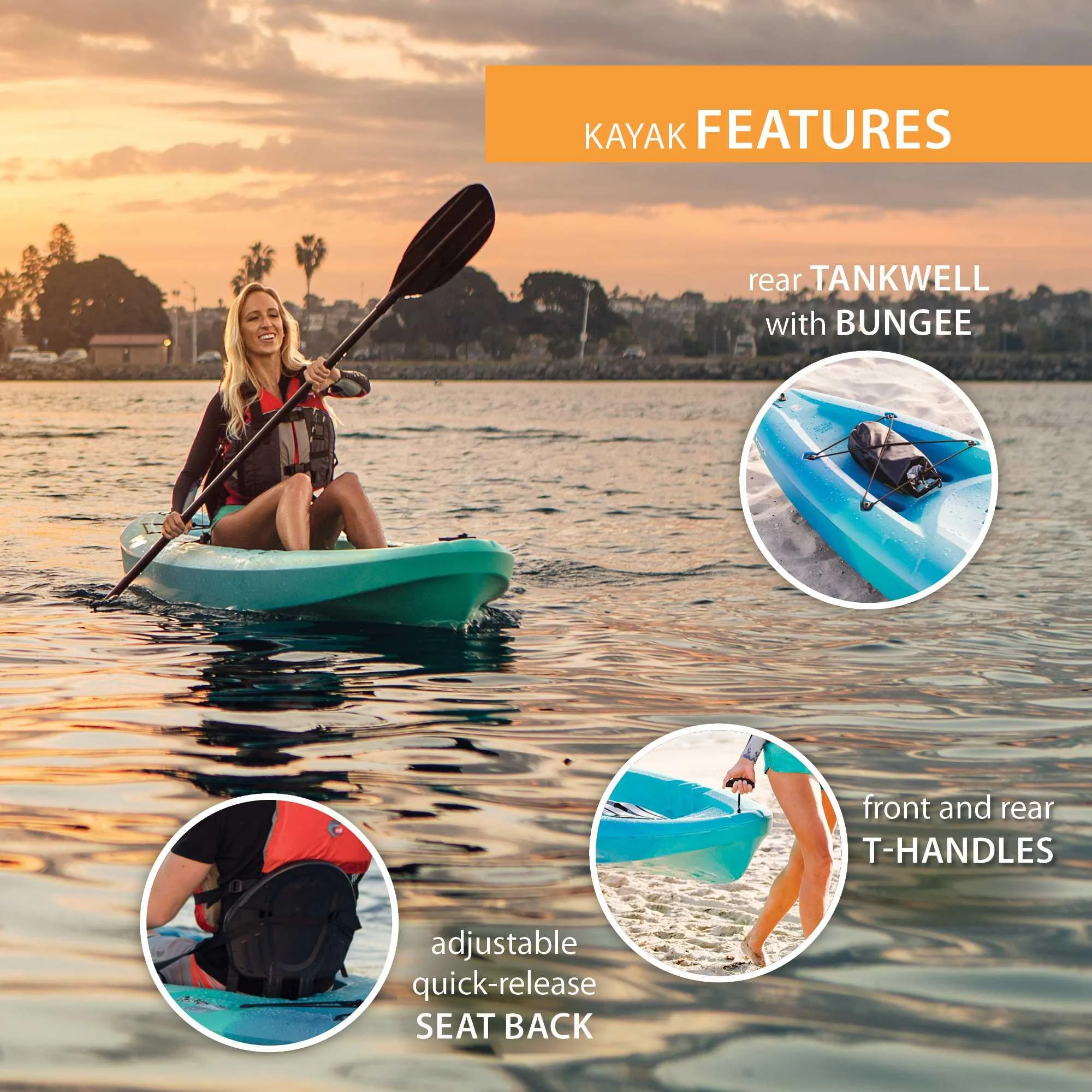 Triton 100 Sit-On-Top Kayak Bahama Fusion 90892(Bahama Fusion) - Image 6
