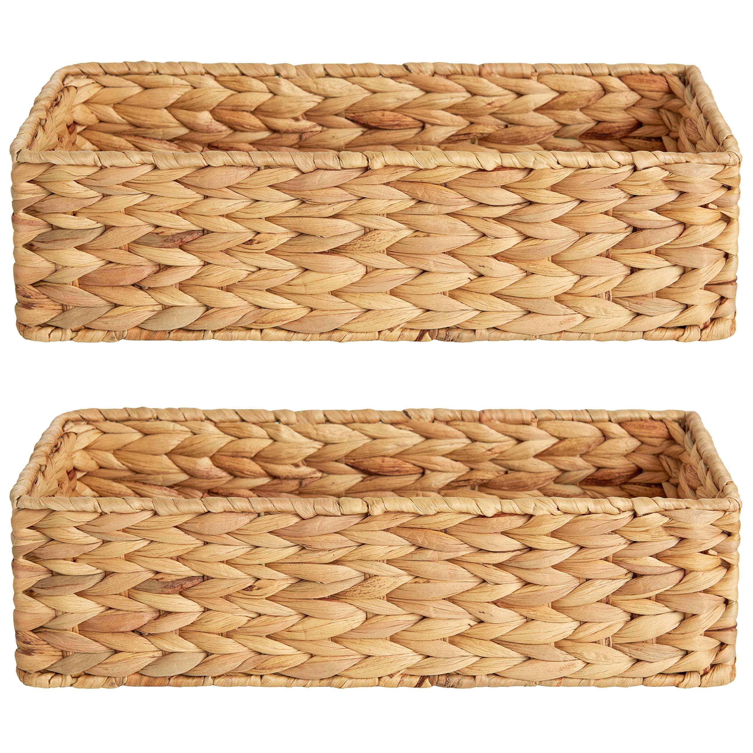 StorageWorks Woven Storage Basket Bathroom Storage Organizer Basket