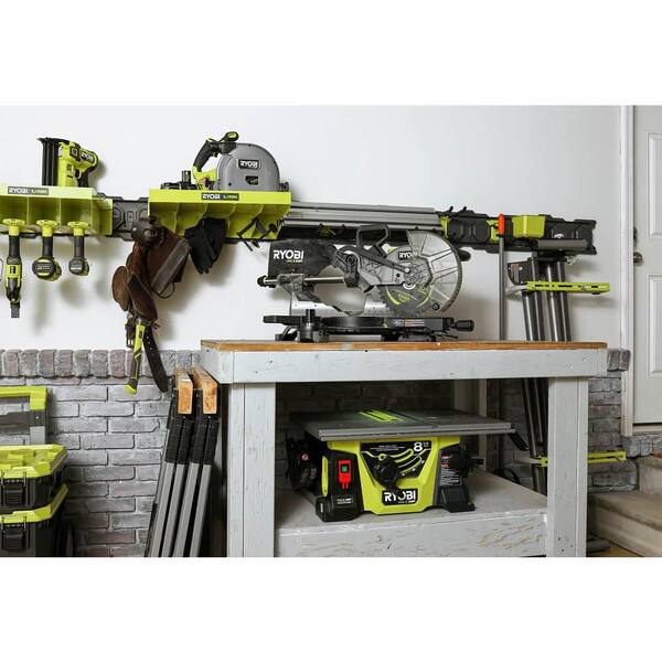 ONE+ HP 18V Brushless Cordless 2 Tool Combo Kit with Miter Saw and Compact Portable Jobsite Table Saw (Tools Only) Image 10
