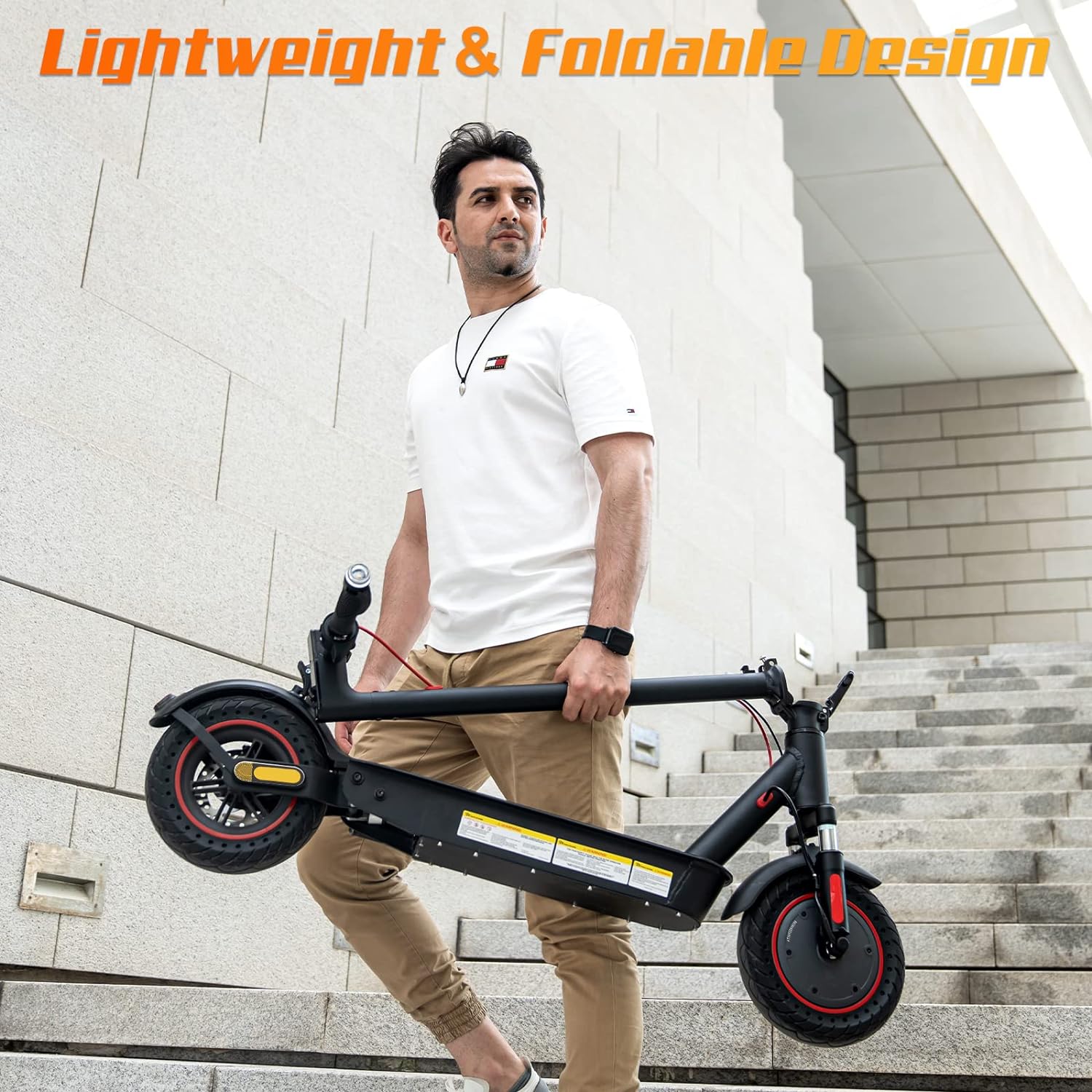 Evercross EV10K Pro 500W e-scooter met 35 km bereik, 10-inch honingraatband en IP54-bescherming