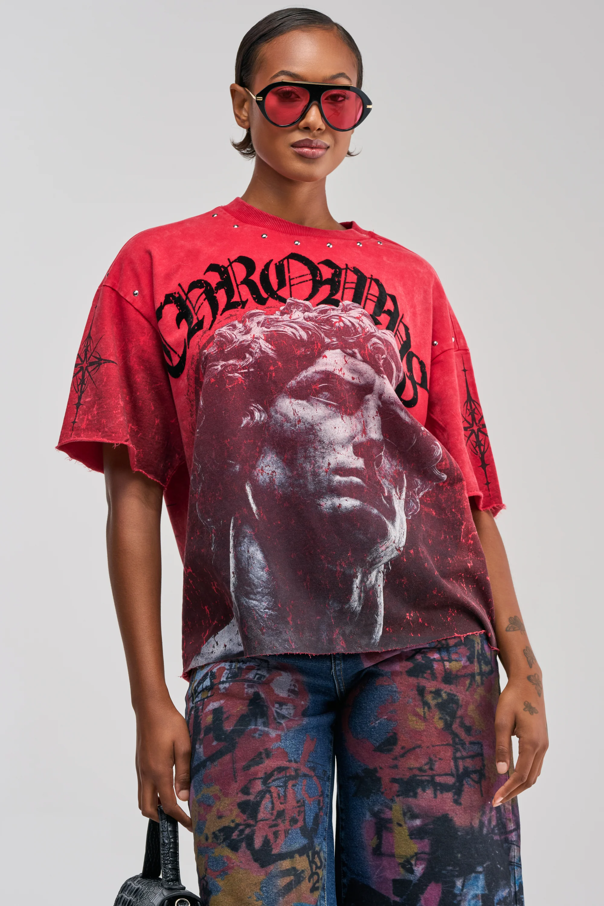 FIRST ROW ONLY HUMAN GRAPHIC TEE - Akira Store
