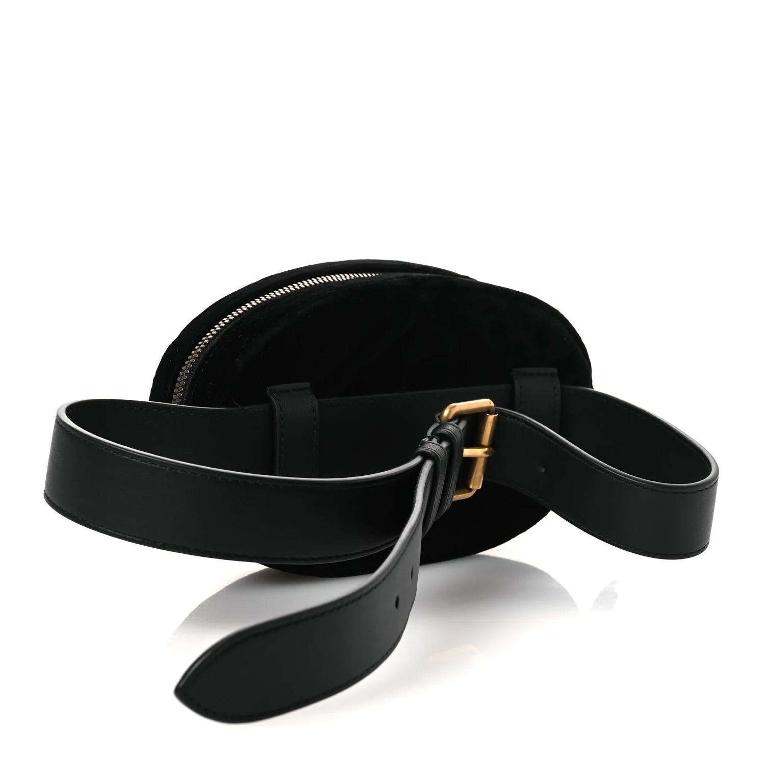 Velvet Matelasse Crystal Star GG Marmont Belt Bag 75 30 Black