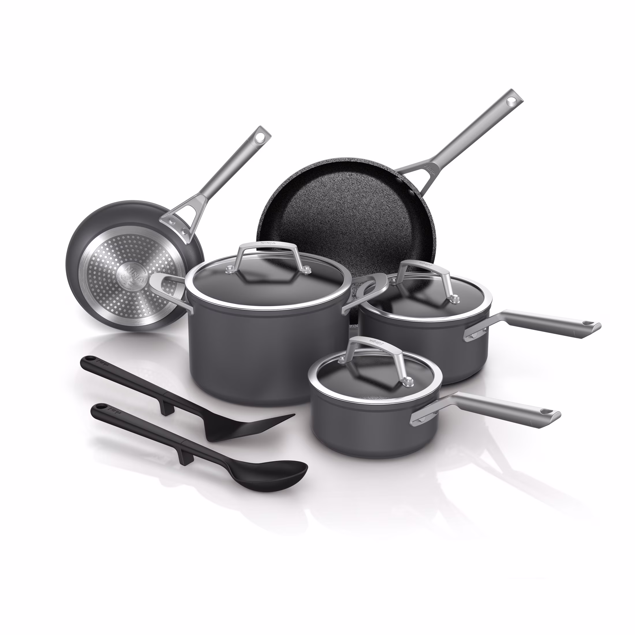 NeverStick Premium Hard-Anodized 10-Piece Cookware Set, C39010(10)