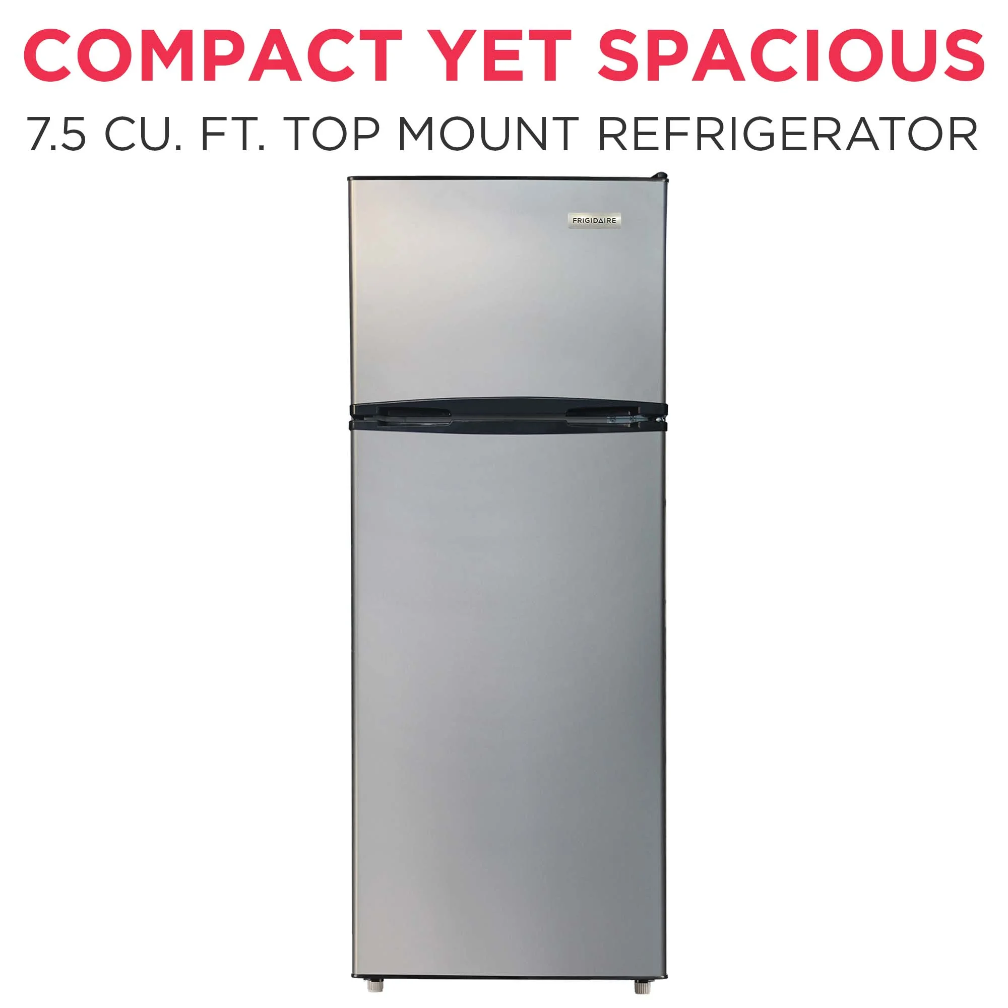 7.5 Cu. ft. Refrigerator, Platinum Series, Standard Door Style Stainless Look - Image 2