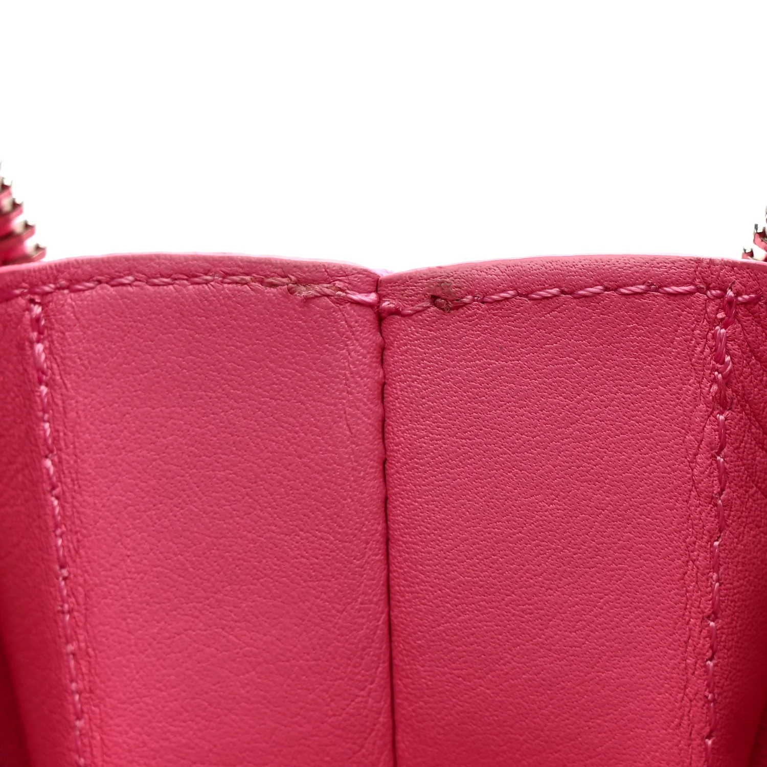 Patent Round As Earth Evening Bag Pink