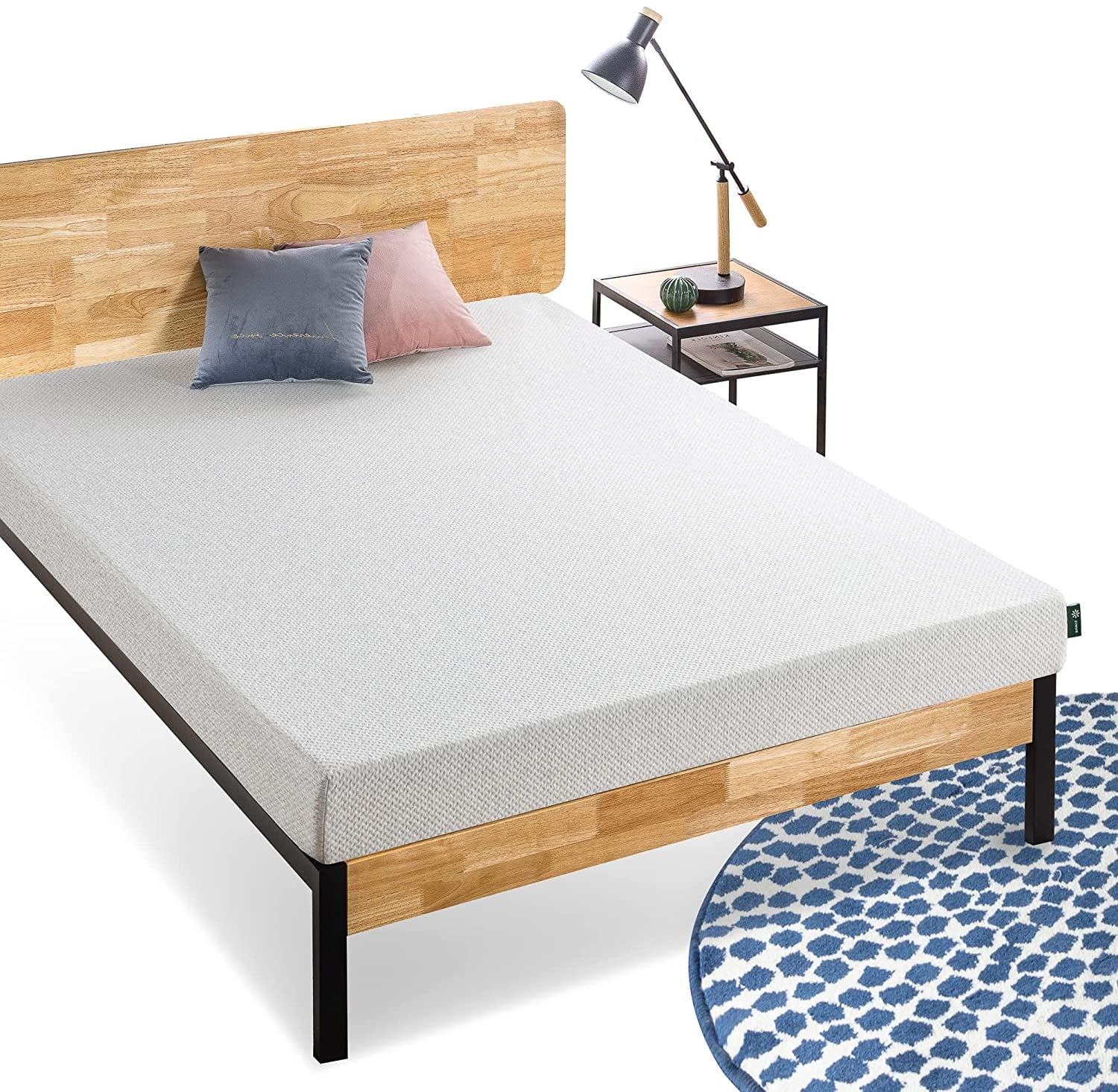 6 Inch Ultima Memory Foam Mattress / Pressure Relieving / CertiPUR-US Certified / Mattress-in-a-Box. Twin . Brown Twin 6 Inch Mattress