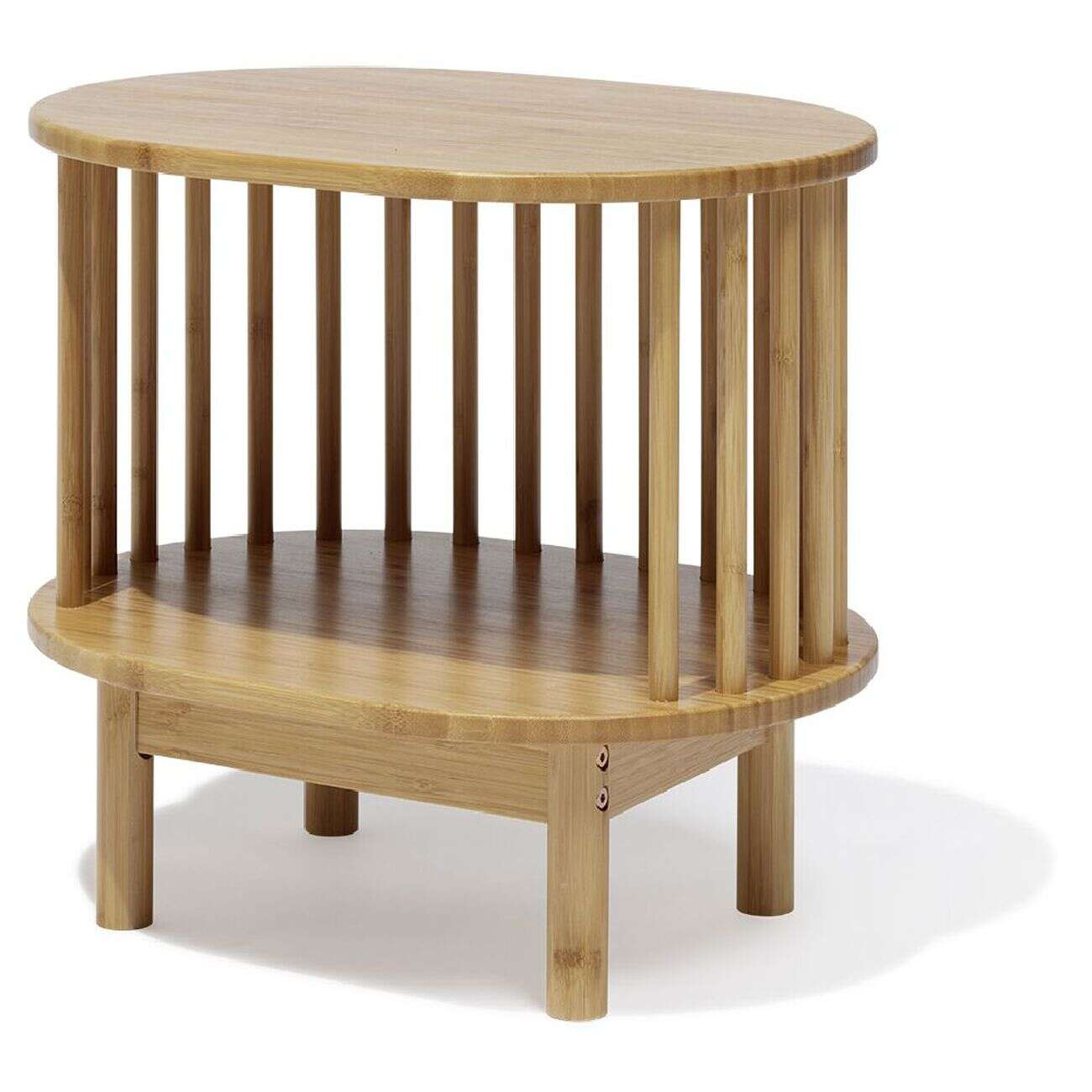 Chevet Gaïa bambou naturel - L46xP35xH41,5cm