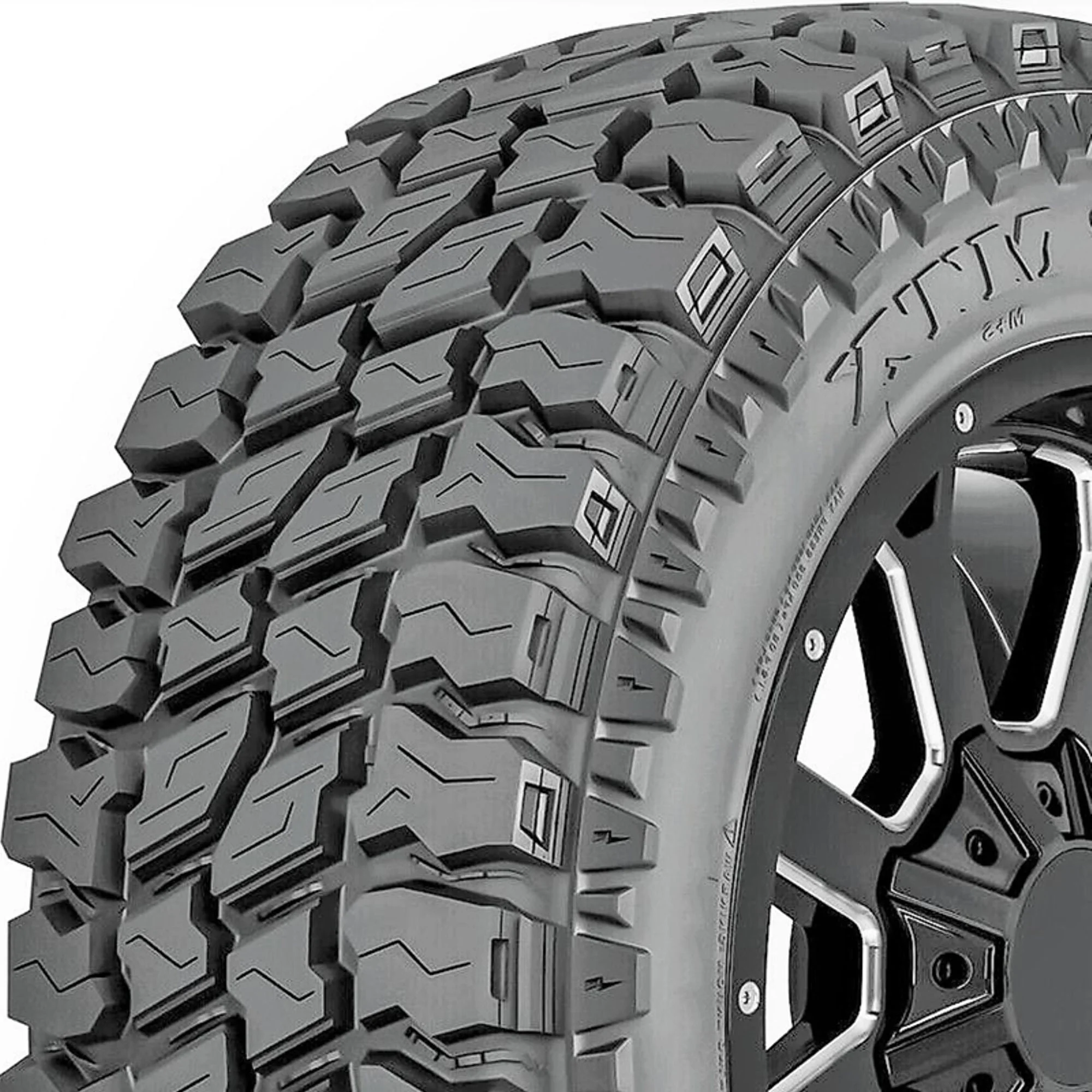 Mud Claw Comp MTX Mud Terrain LT245/75R16 120/116Q E Light Truck Tire - Image 4