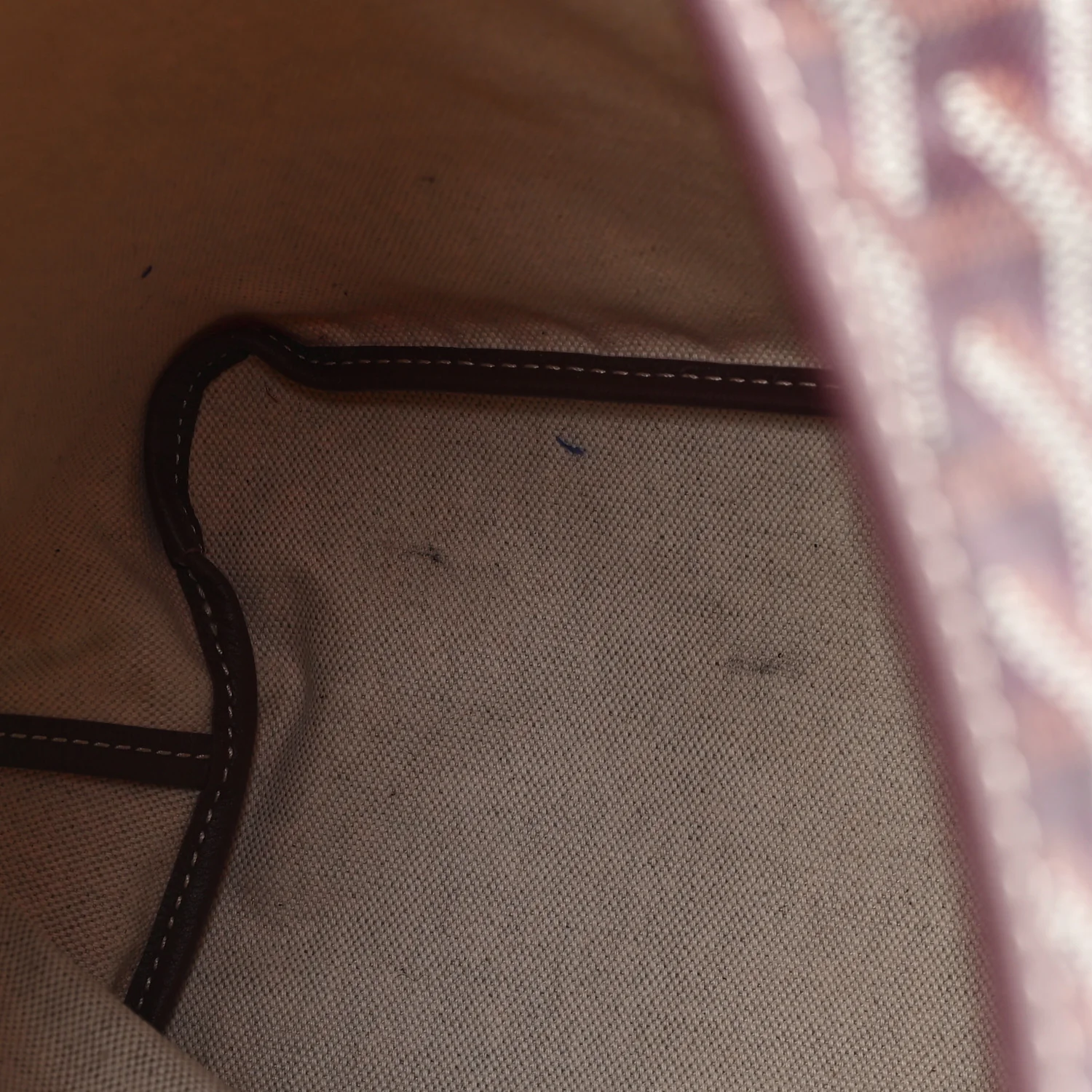 Goyardine Boheme Hobo Burgundy