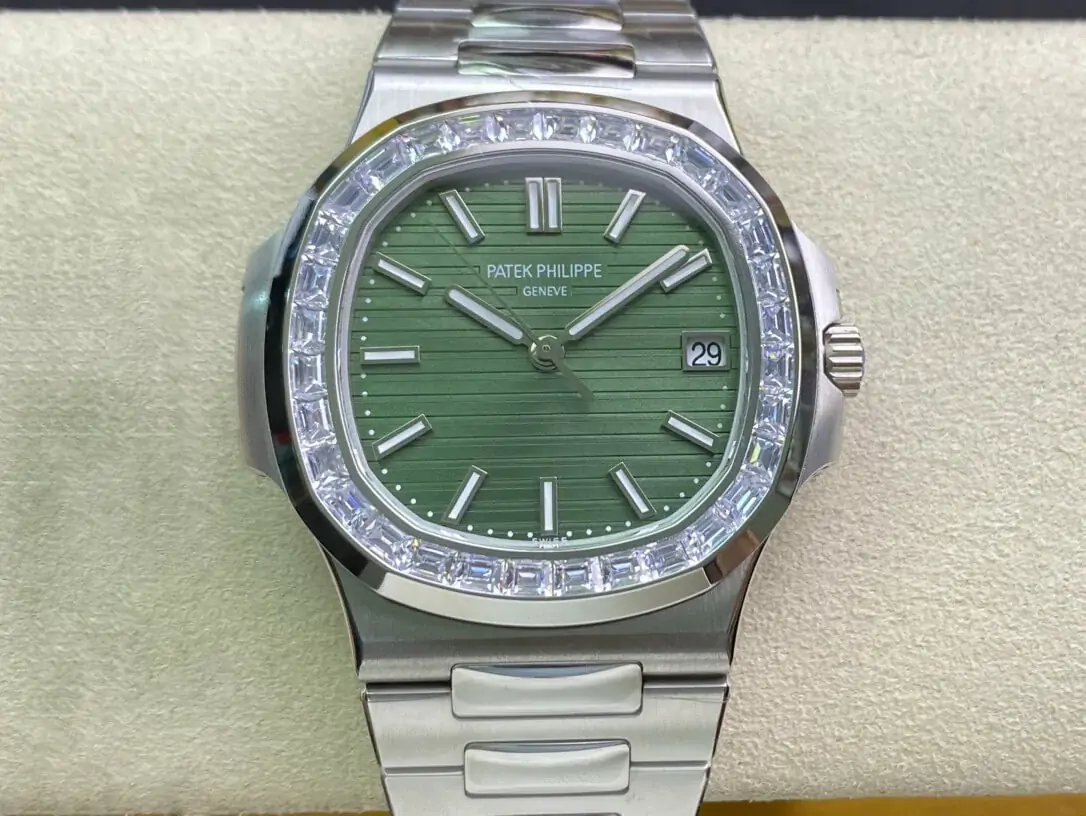 Patek Philippe Nautilus 5711 / 1300A-001 3K Factory Diamond-Set Bezel