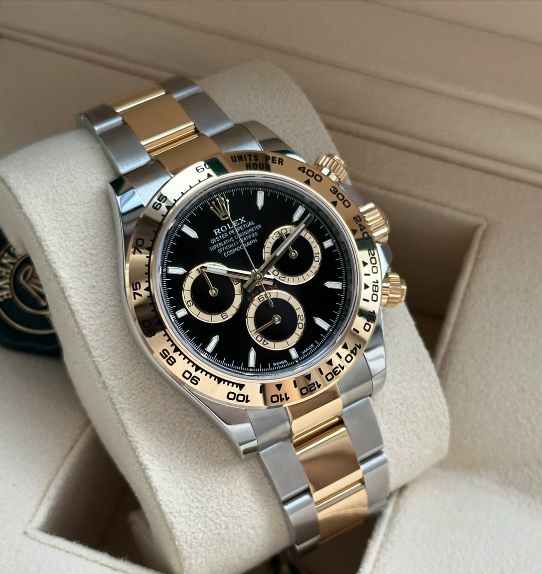 [Super Clone]Rolex Daytona 40mm 126503 Tw0-Tone Black Dial  m126503-0003