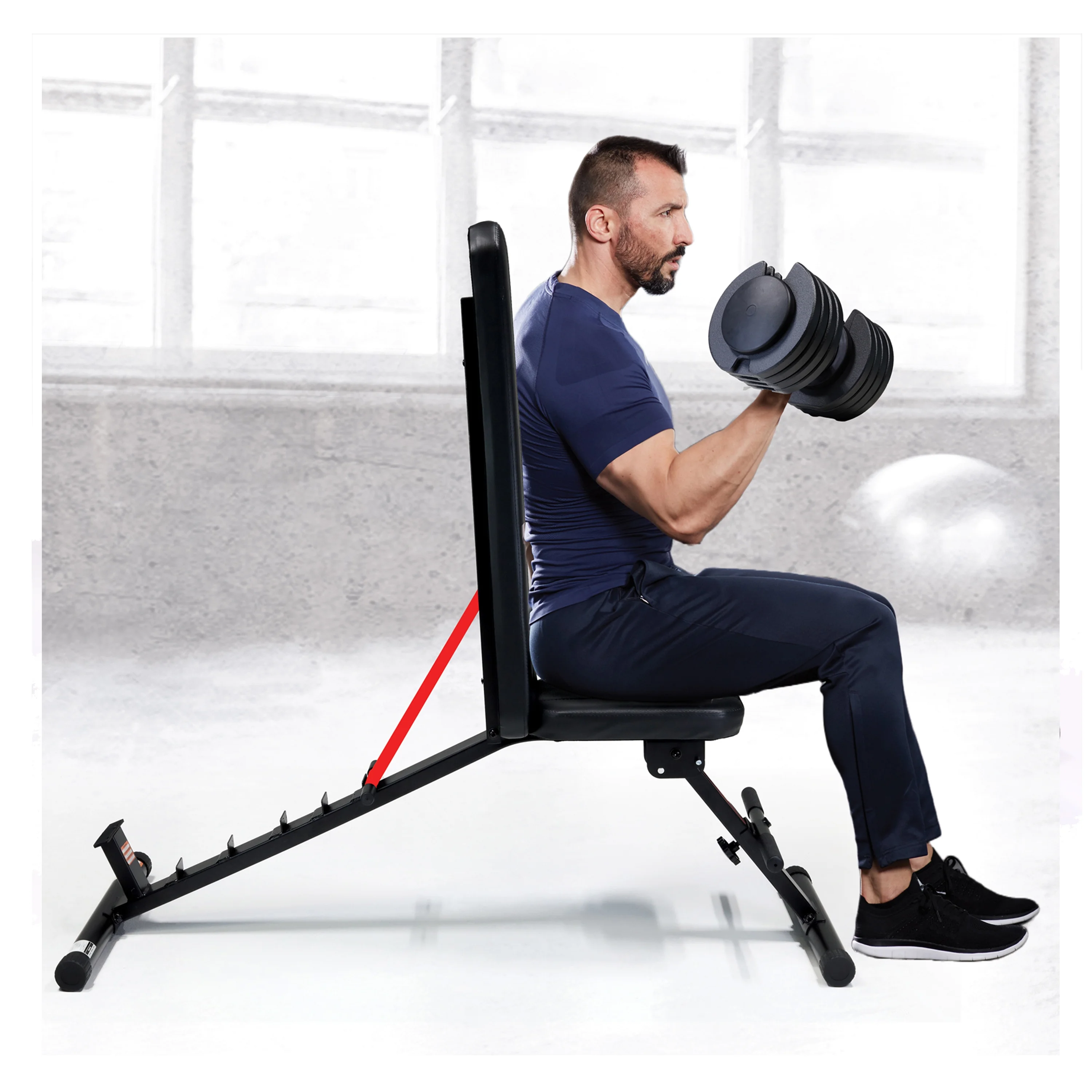 Multi Purpose (Foldable) Utility FID Weight Bench - Image 6