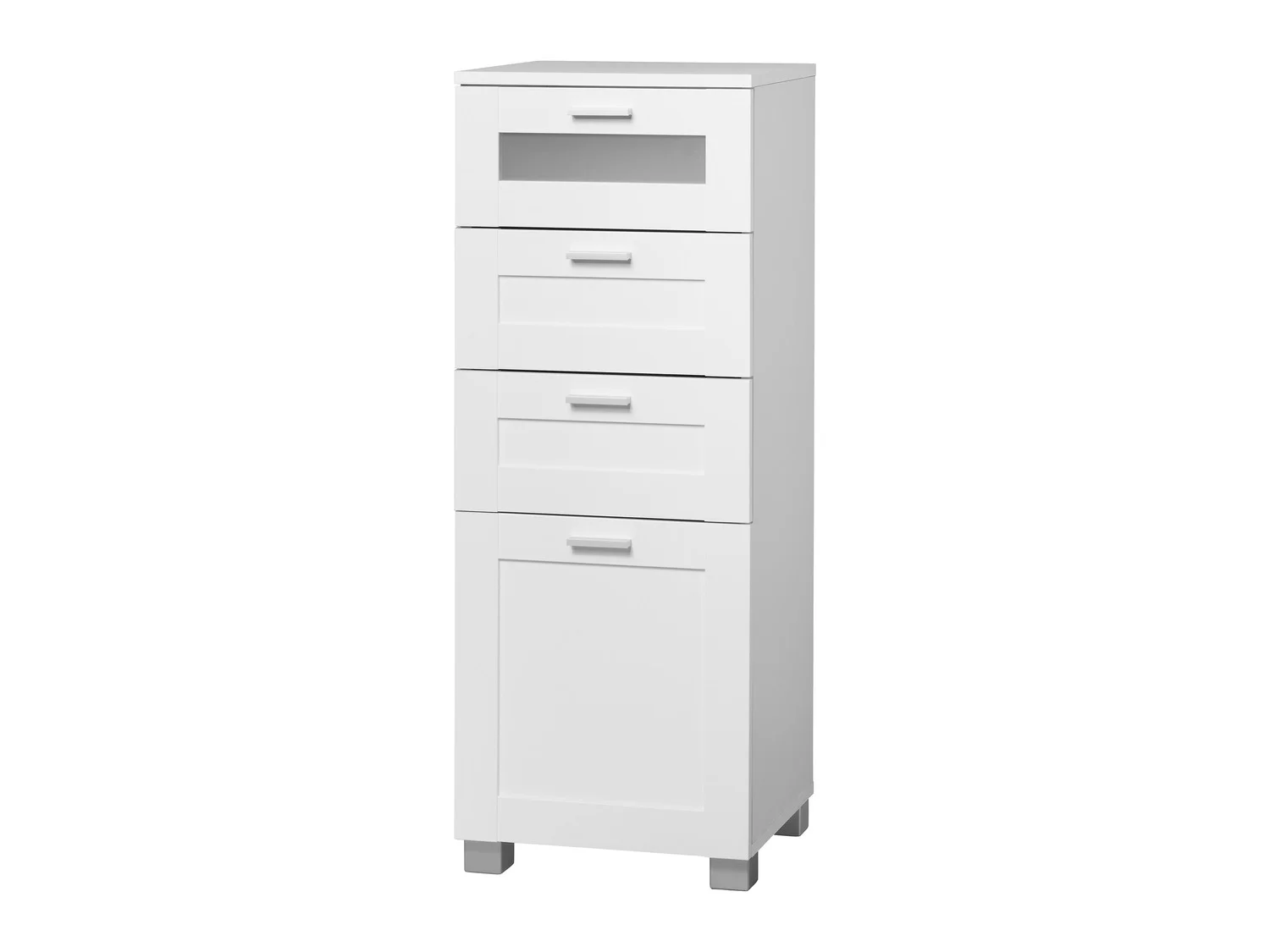 LIVARNO home Meuble de salle de bains Basel, 37 x 97,9 x 34,8 cm, blanc
