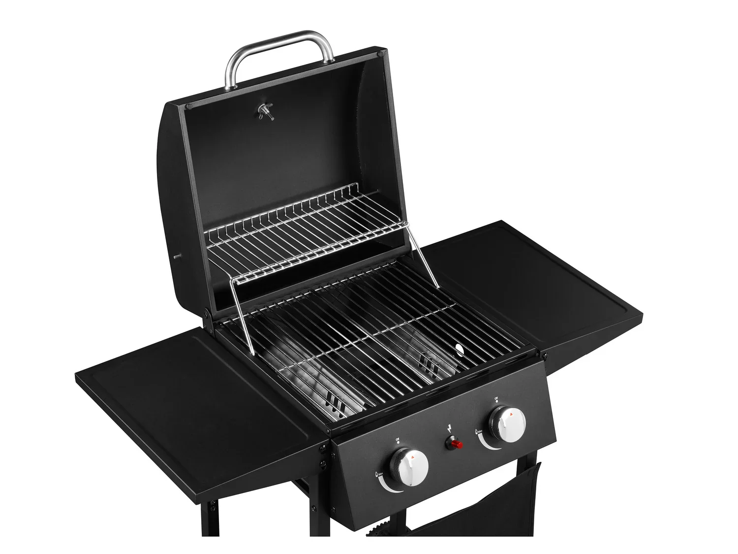 GRILLMEISTER Barbecue  gaz Memphis, 2 zones de cuisson