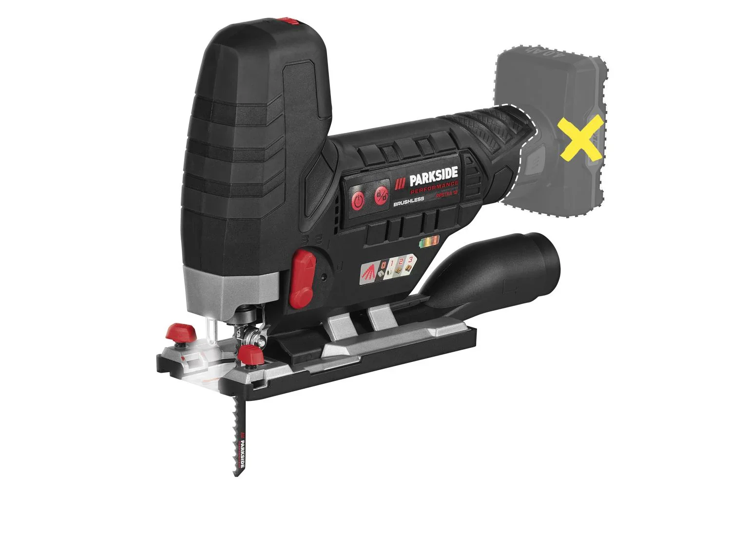PARKSIDE PERFORMANCE Scie sauteuse sans fil PPSTKA 12 A1, 12 V