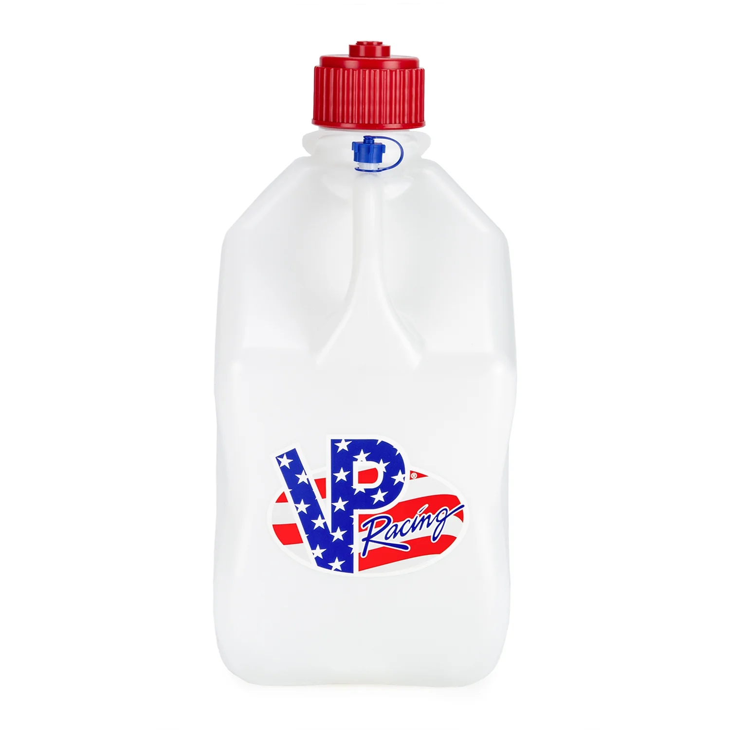VP Racing 35221 CA, 5 5 Gallon Square Motorsport Jug Patriotic (3 Pack), w/Utility Jug Battery Powered Fuel Transfer Pump (1 Pack) Image 5