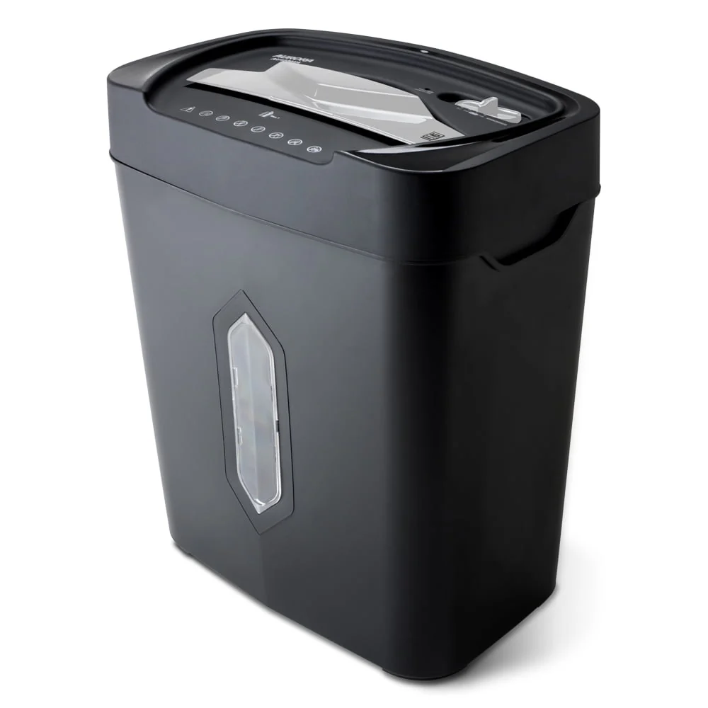 Aurora GB AU1230XA 12 - Sheet Anti - Jam Crosscut Paper and Credit Card Shredder with 5.2 - Gallon Wastebasket