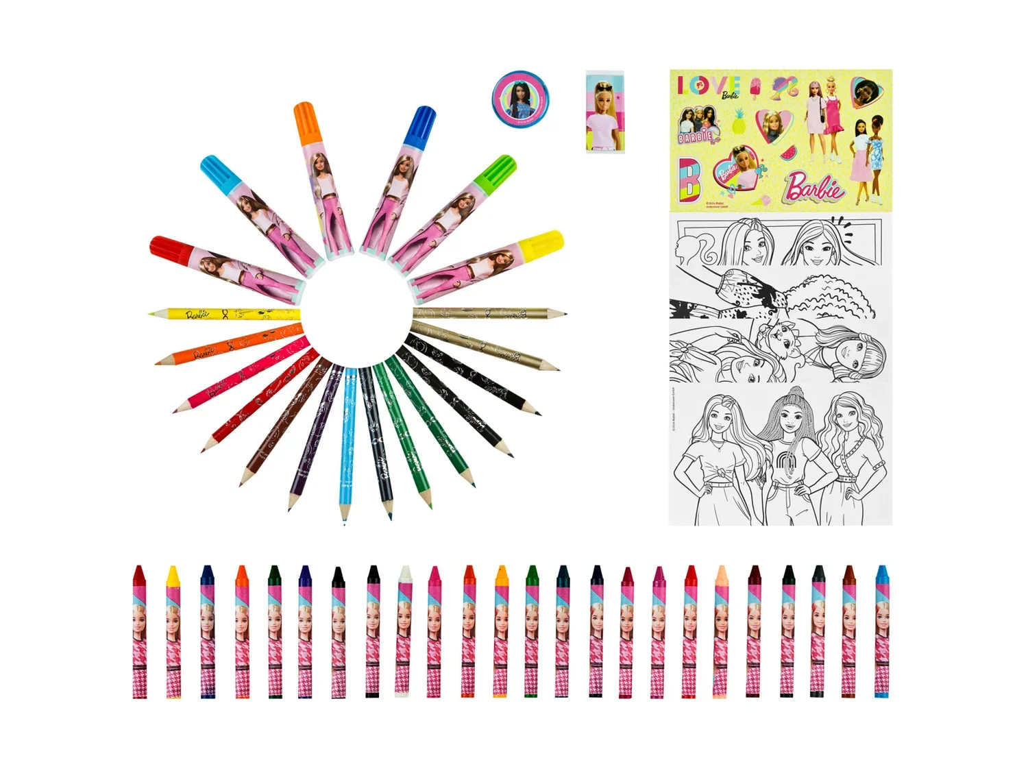 Barbie Mallette de dessin, 51 pices