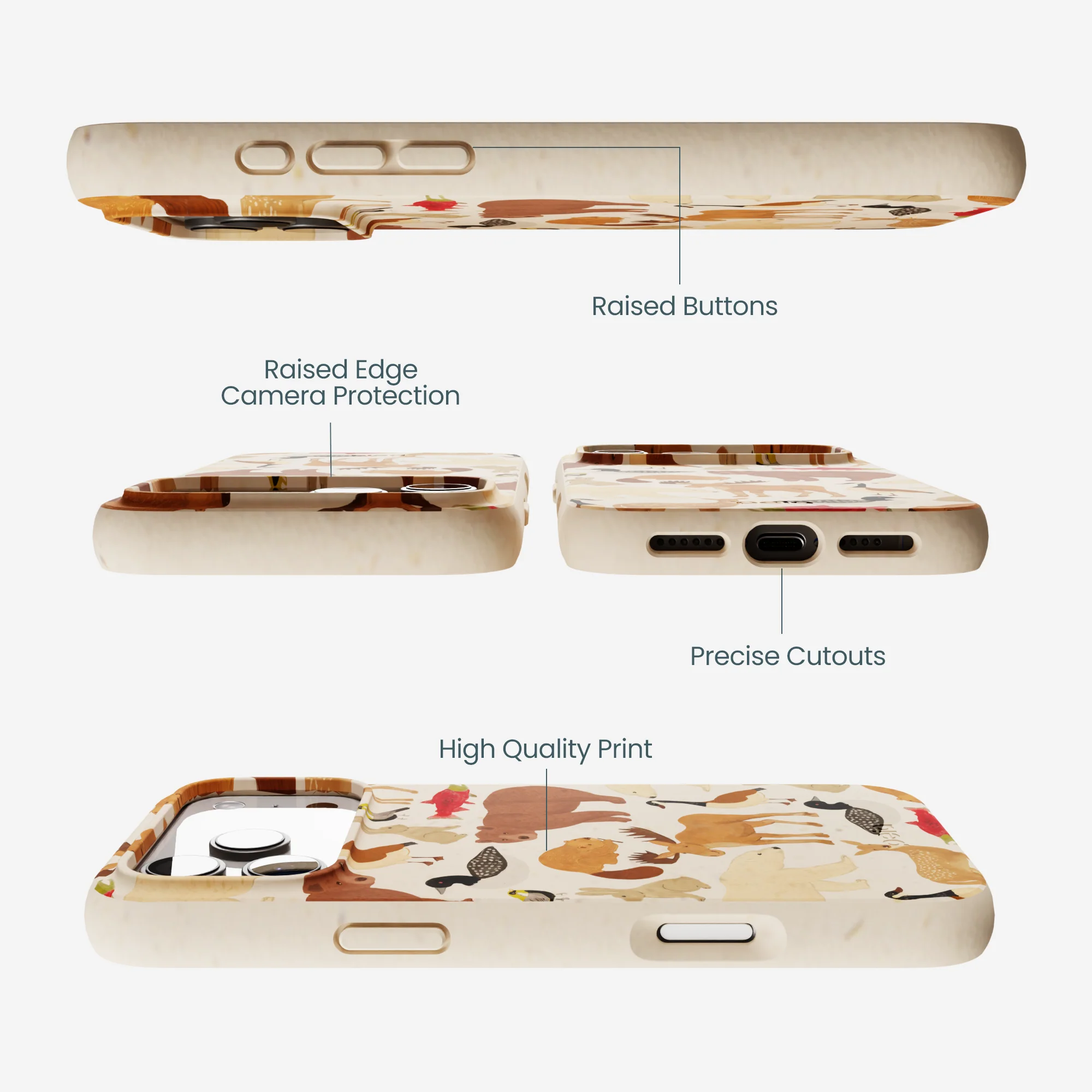 Seashell Wild Canada iPhone 17 Pro Max Case